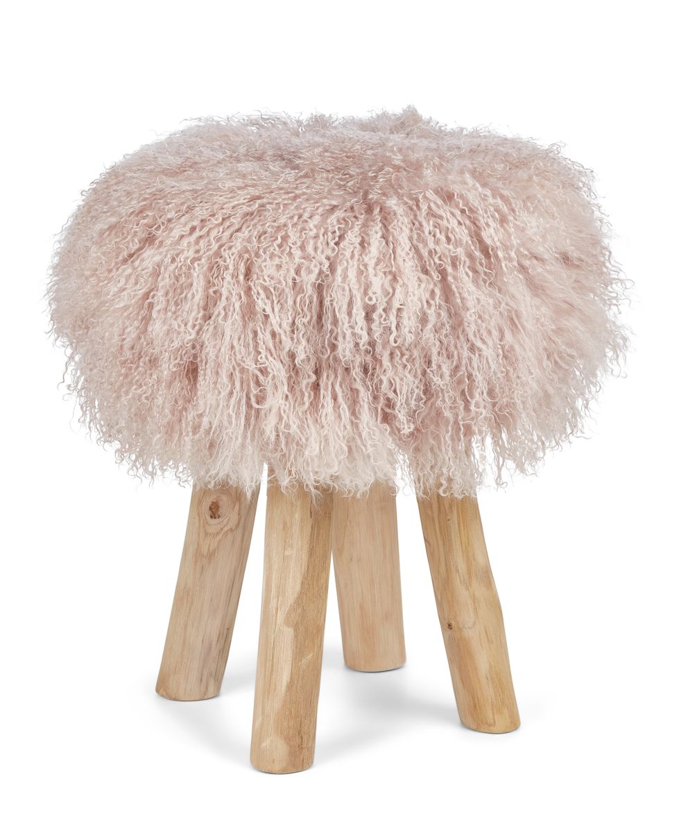 Long Wool Sheepskin Seat Cover Dove