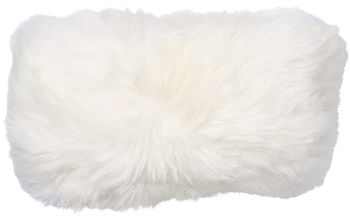 Long-Wool Sheepskin Cushion | Doublesided | New Zealand | 10x20 in