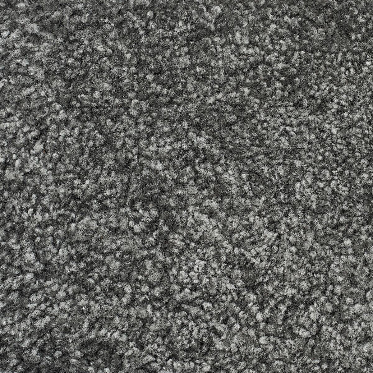 Simon Pouf Short Wool Graphite