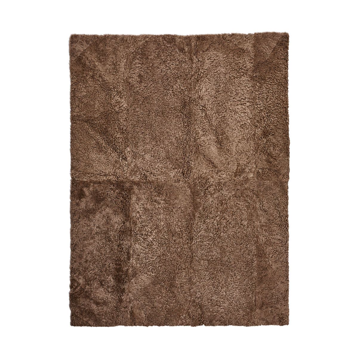 Short Wool Curly Sheepskin Design Rug