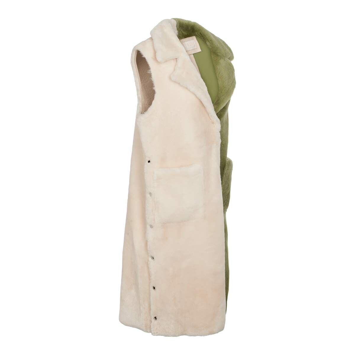 Raelynn Vest Sage Green/Pearl