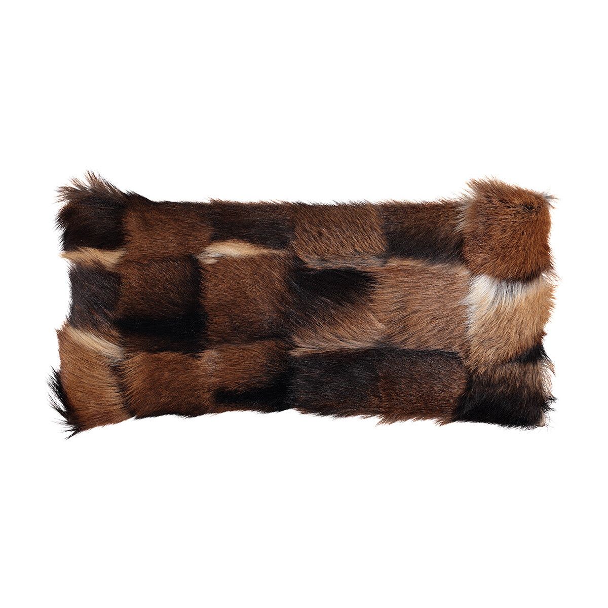 Goat Skin Cushion | 11x22 in