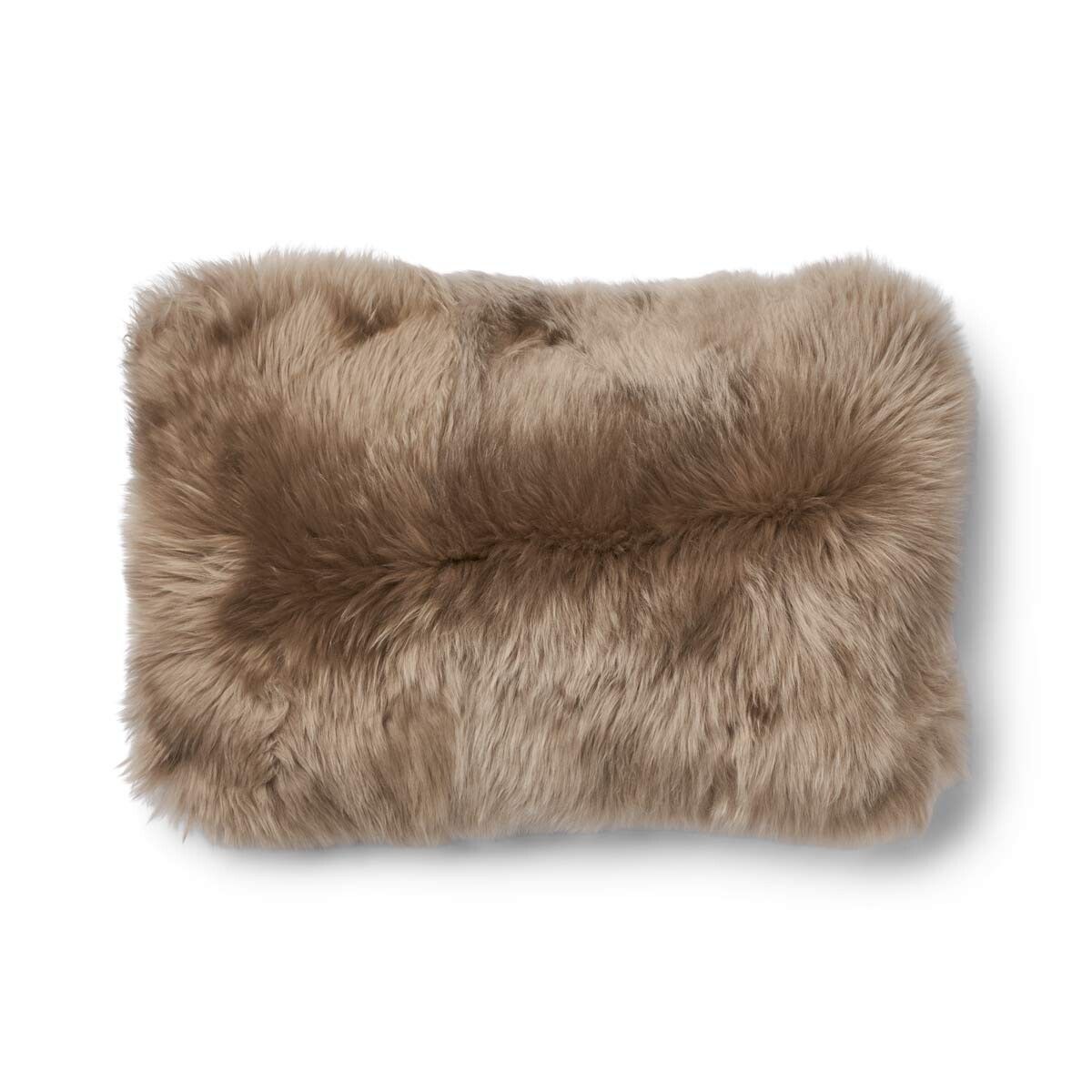 One Side Cushion | LW | 20x20 in | 13x20 in Cocoa-Dark Brown/Taupe
