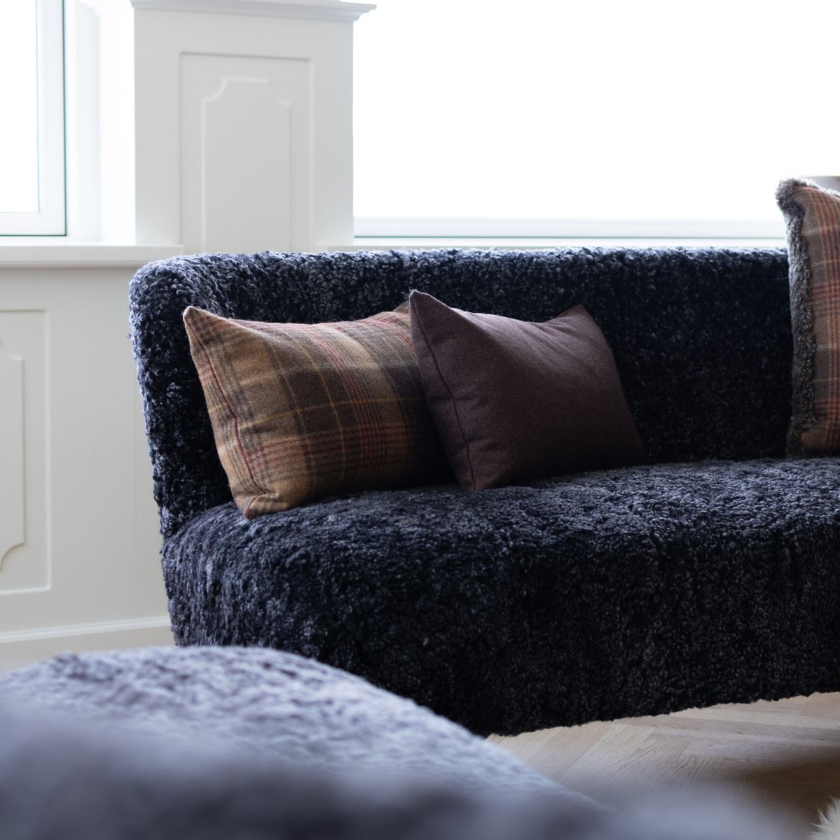 Doublesided Cushion | 20x20 in | 13x20 in Cocoa-Dark Brown