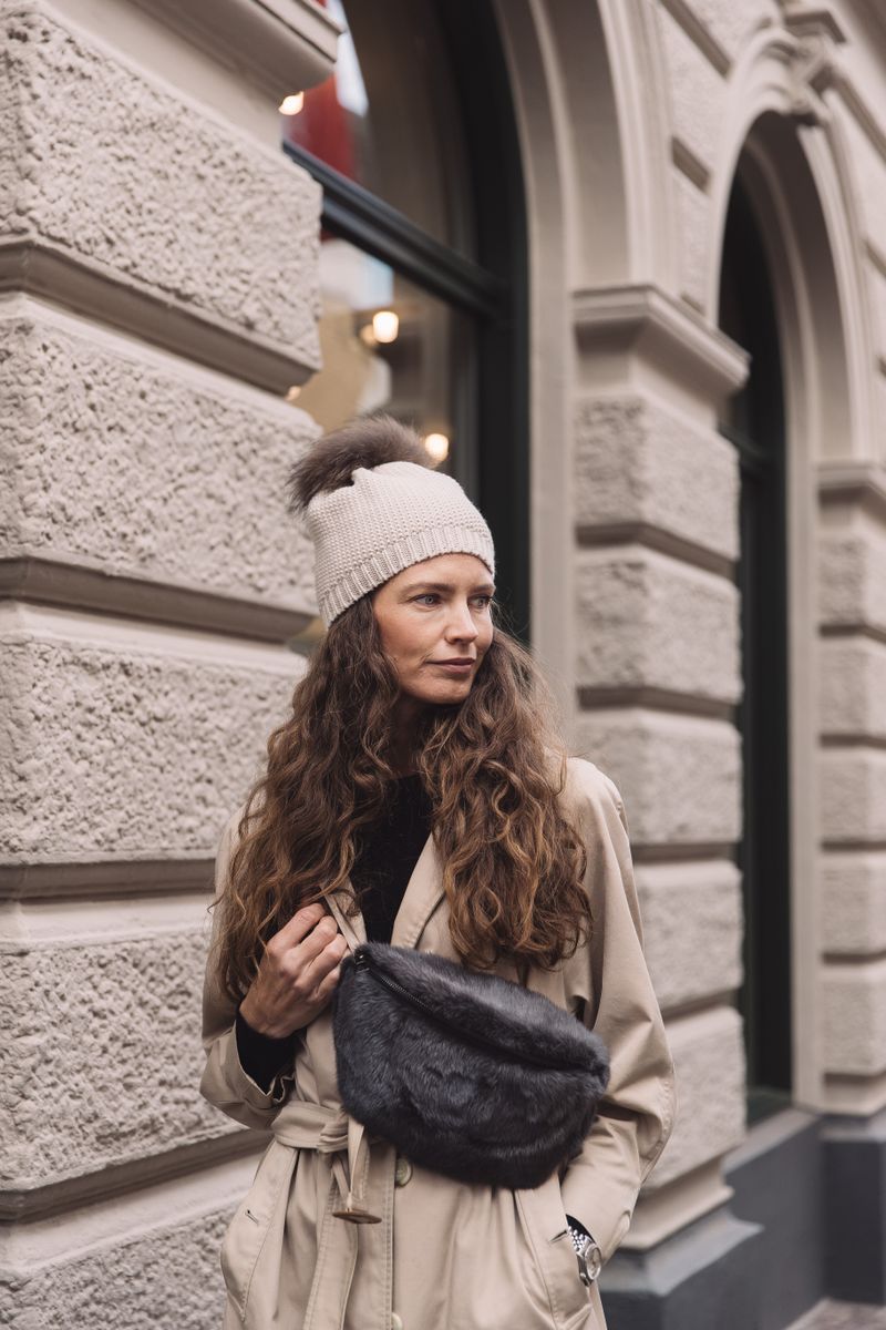 Stella Hat Off Beige/Mocca