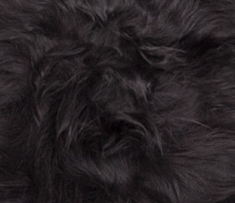 Bench with Icelandic Sheepskin | Oak Legs Blacky