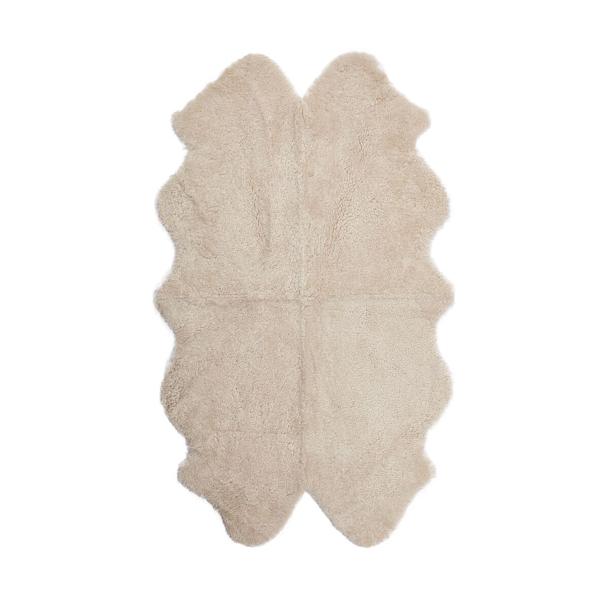 New Zealand Sheepskin | Short Curly Wool | Rug 71x43 in