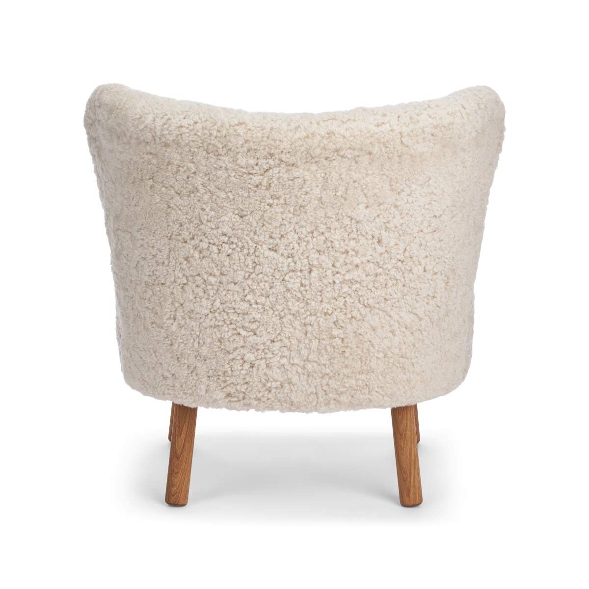 Emil Lounge Chair | Short Wool Pearl