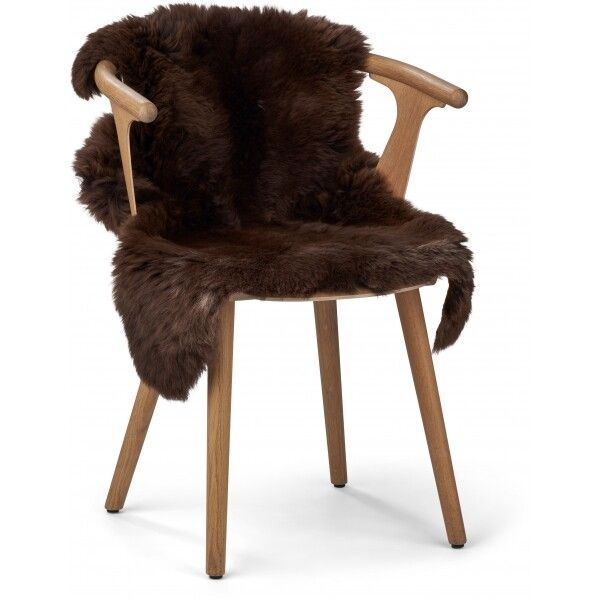 UK Sheepskin | Natural Colors | 35-39 in Natural Dark Brown