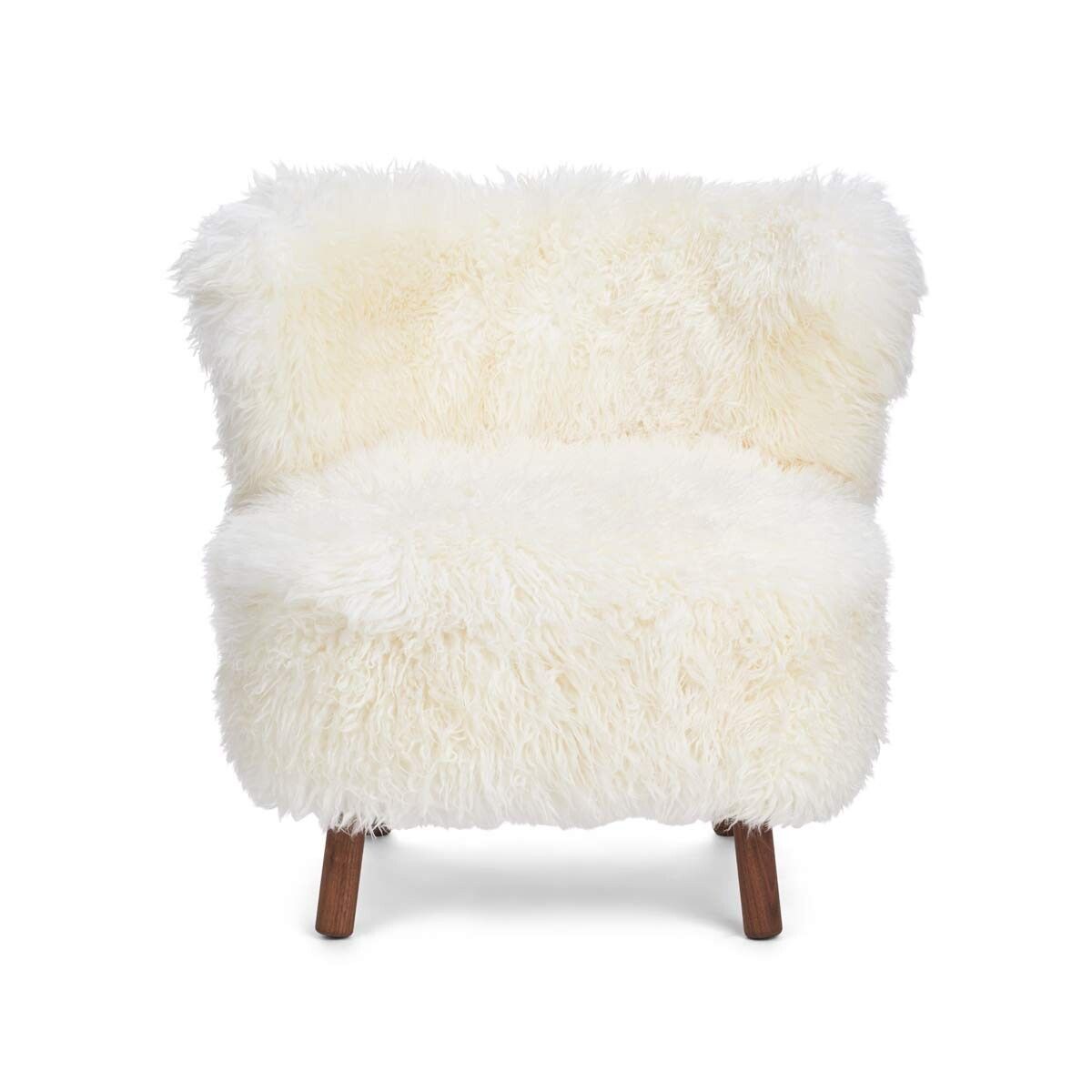 Emil Lounge Chair | Curly Long Wool