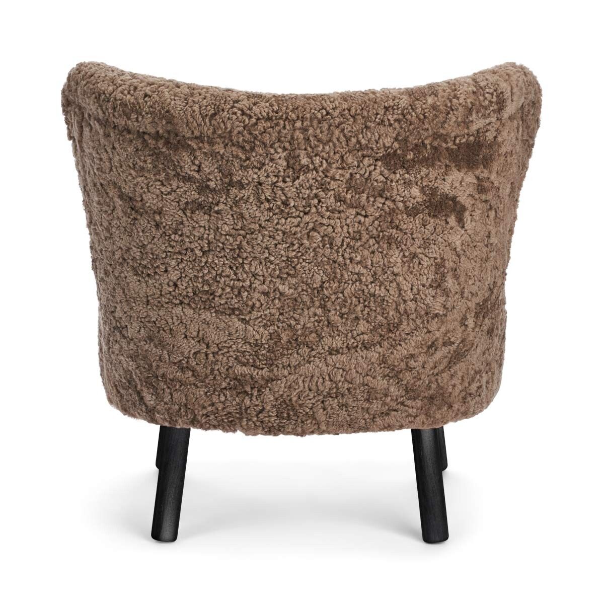 Emil Lounge Chair | Short Wool Taupe