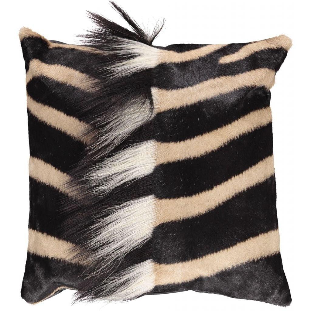 Cushion | 40x40 cm. | South African Zebra | W/Mane - Naturescollection.eu