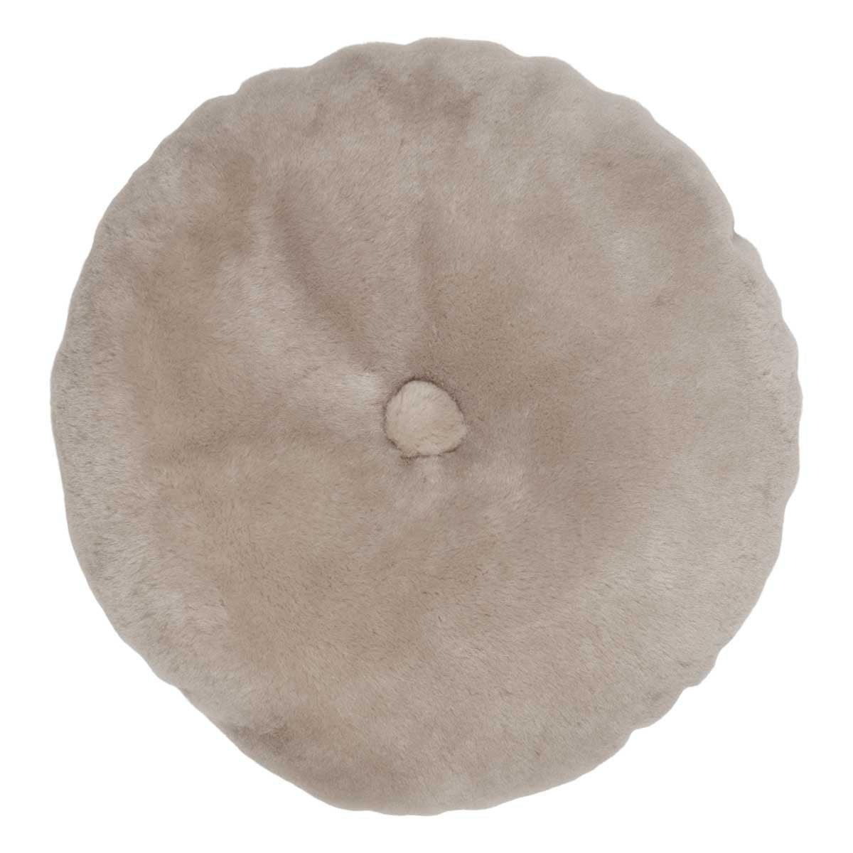 Cushion | D45 cm. | New Zealand Sheepskin | Moccasin - Naturescollection.eu