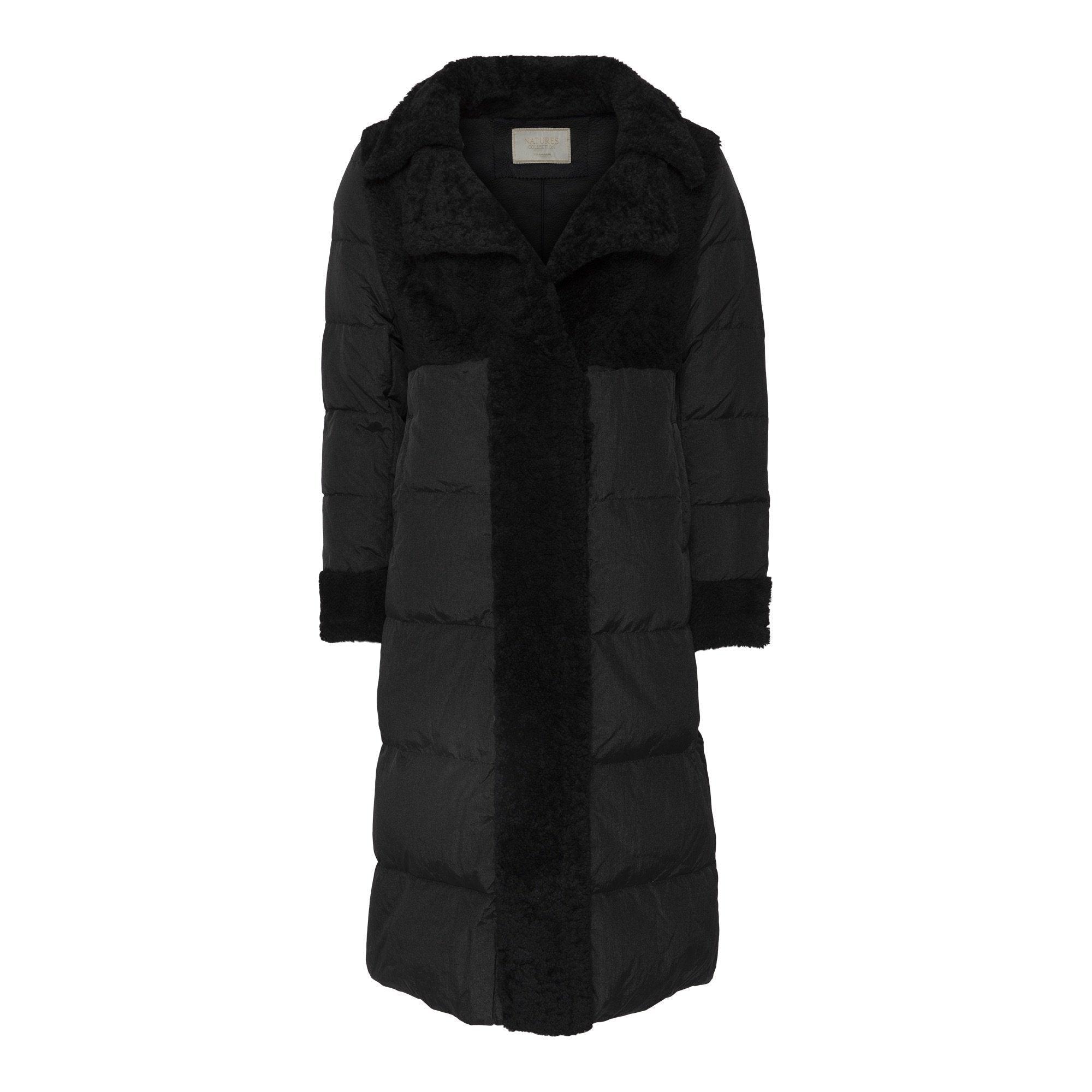 Jade Coat | Sheepskin, Goose Down - Naturescollection.eu