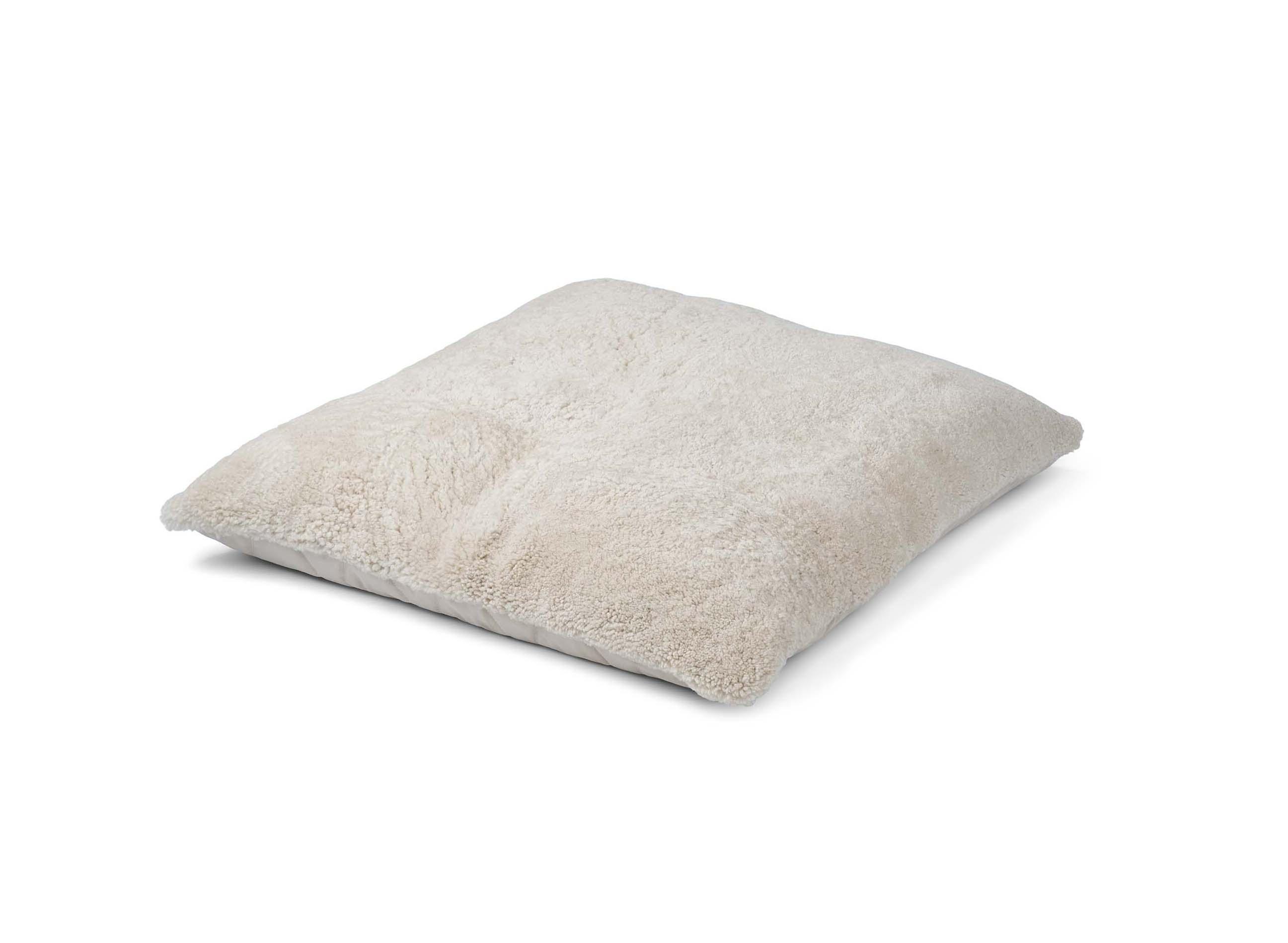 Maxi Float Cushion | 90x90 cm. | New Zealand Sheepskin | SW | Single Side - Naturescollection.eu